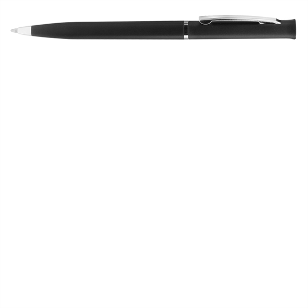 Twist-action ballpoint pen with colorful barrel and chrome finished clip and... from ASI 39552 BEL Promo