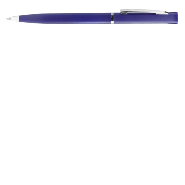 Twist-action ballpoint pen with colorful barrel and chrome finished clip and... from ASI 39552 BEL Promo