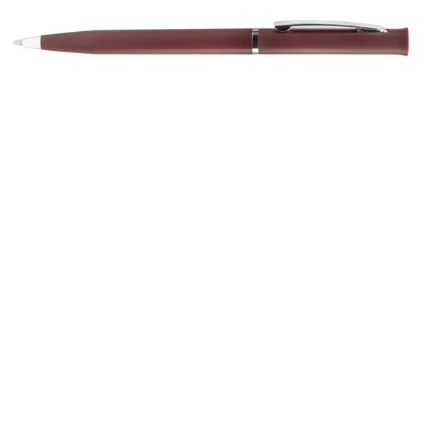 Twist-action ballpoint pen with colorful barrel and chrome finished clip and... from ASI 39552 BEL Promo