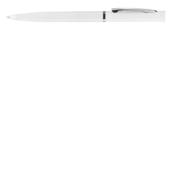 Twist-action ballpoint pen with colorful barrel and chrome finished clip and... from ASI 39552 BEL Promo