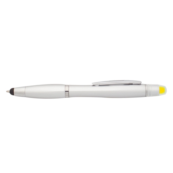 Combination gel highlighter with a cap and smooth-writing stylus pen in... from ASI 39552 BEL Promo