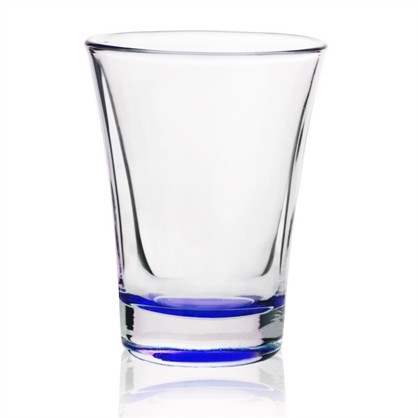 2 oz. clear shot glass, measuring 3.9"H x 2.1" rim x... from ASI 39552 BEL Promo