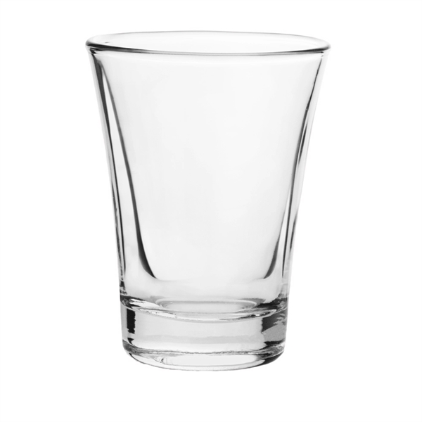 2 oz. clear shot glass, measuring 3.9"H x 2.1" rim x... from ASI 39552 BEL Promo