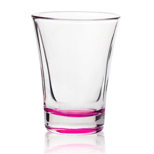 2 oz. clear shot glass, measuring 3.9"H x 2.1" rim x... from ASI 39552 BEL Promo