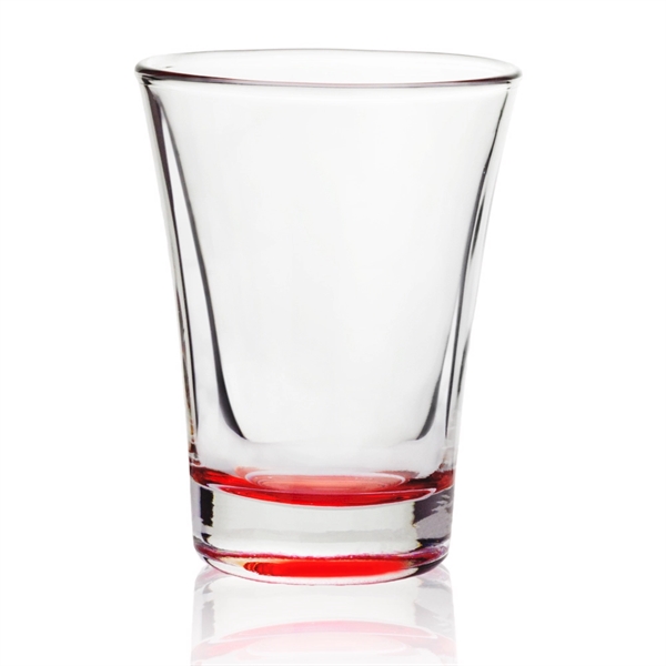 2 oz. clear shot glass, measuring 3.9"H x 2.1" rim x... from ASI 39552 BEL Promo