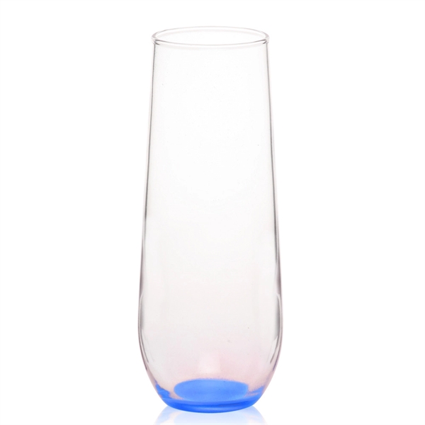 Clear stemless champagne flute glass, 8 oz.... from ASI 39552 BEL Promo