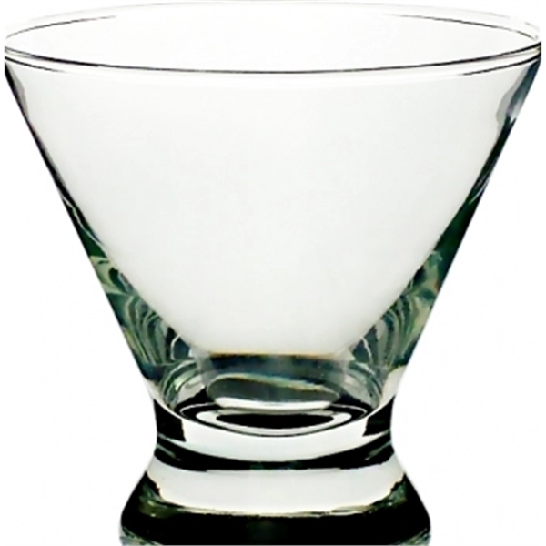 Clear cosmopolitan glass with thick protruding base and smooth rim, 8.25... from ASI 39552 BEL Promo