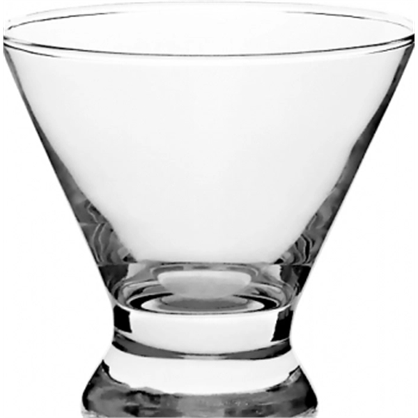 Clear cosmopolitan glass with thick protruding base and smooth rim, 8.25... from ASI 39552 BEL Promo