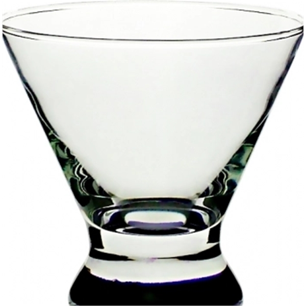 Clear cosmopolitan glass with thick protruding base and smooth rim, 8.25... from ASI 39552 BEL Promo