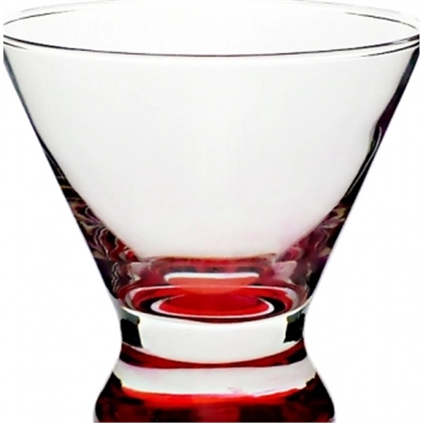 Clear cosmopolitan glass with thick protruding base and smooth rim, 8.25... from ASI 39552 BEL Promo