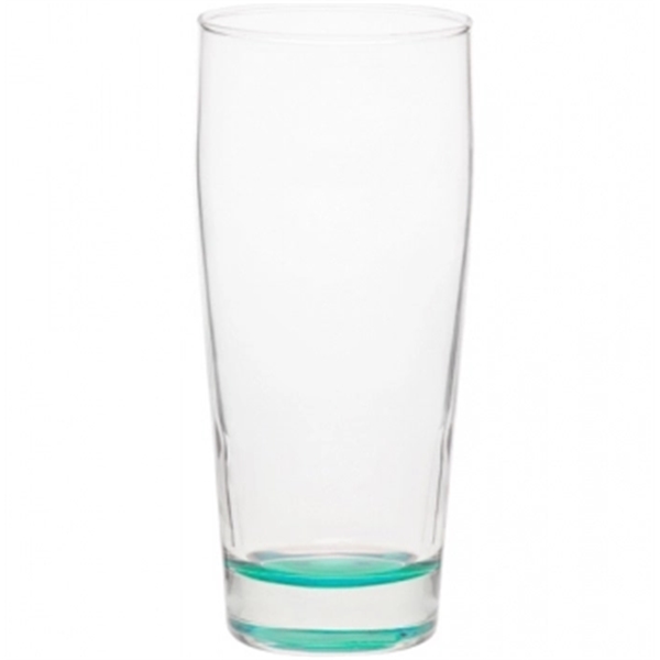 Clear 16 oz diamond tapered pub glass with thick base.... from ASI 39552 BEL Promo