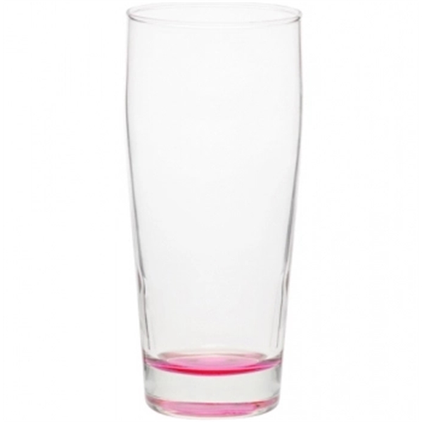 Clear 16 oz diamond tapered pub glass with thick base.... from ASI 39552 BEL Promo