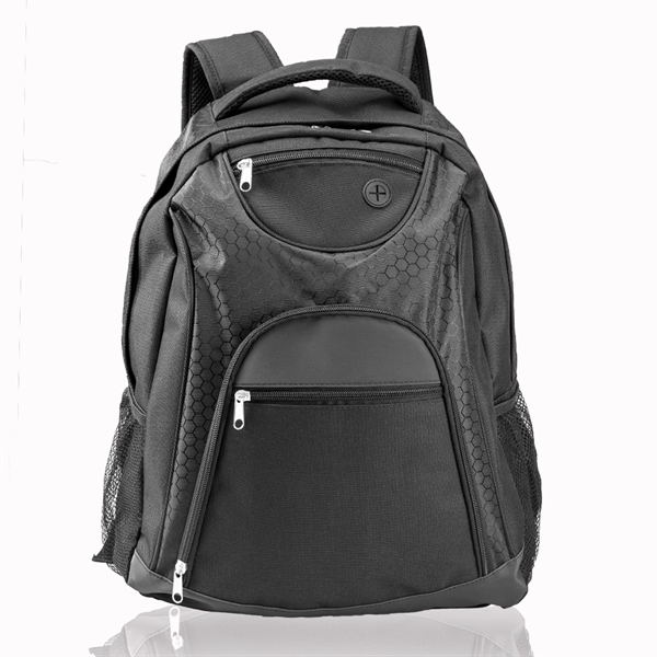 600 PU polyester backpacks with plenty of storage including a foam... from ASI 39552 BEL Promo