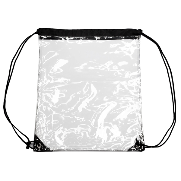 14" x 17" plastic drawstring bag with colored straps... from ASI 39552 BEL Promo