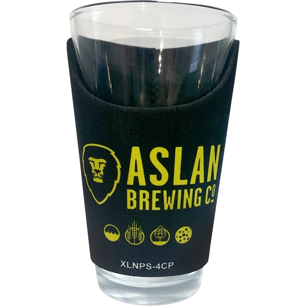 This 4.3" tall, 3.5 mm thick neoprene beverage sleeve fits around... from ASI 61966 HPG / Best Promotions USA