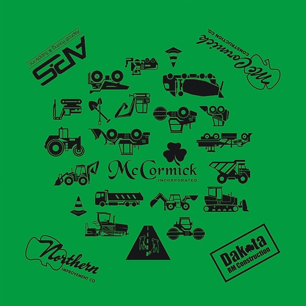 14 inch Bandanna Handkerchief  - 100 Percent  Cotton -... from ASI 44020 Bandanna Promotions By CARO-LINE