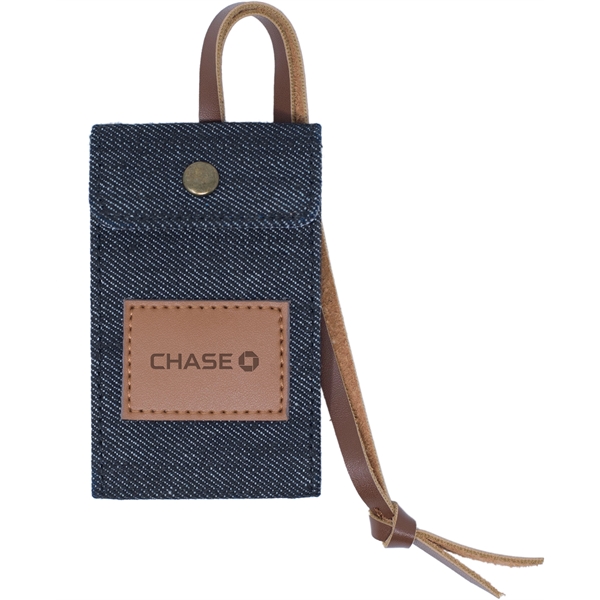 A denim luggage tag that stands out from all the rest.... from ASI 61966 HPG / OrigAudio HPG Gold
