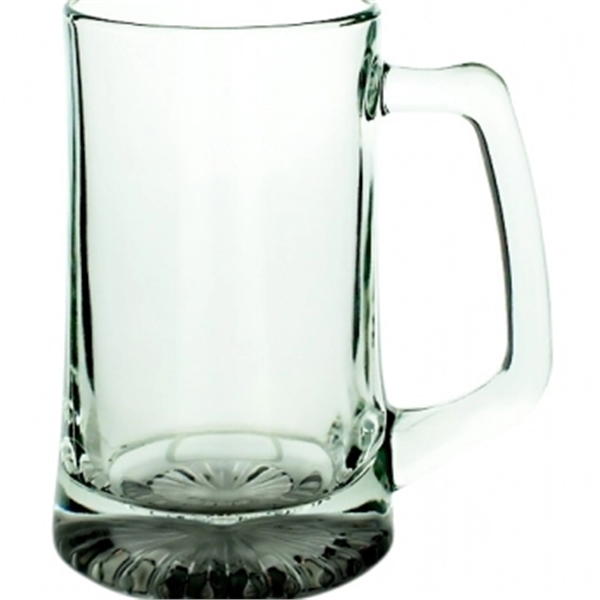 25 oz. tall glass beer mug with star bottom.... from ASI 39552 BEL Promo