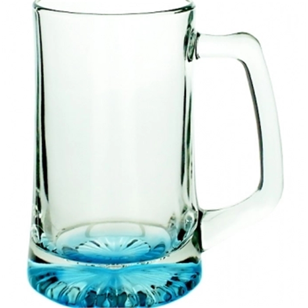 25 oz. tall glass beer mug with star bottom.... from ASI 39552 BEL Promo
