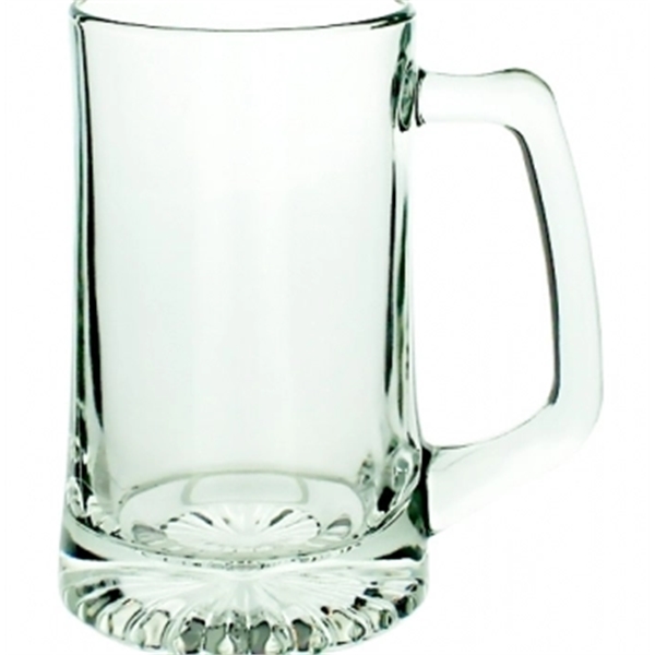 25 oz. tall glass beer mug with star bottom.... from ASI 39552 BEL Promo