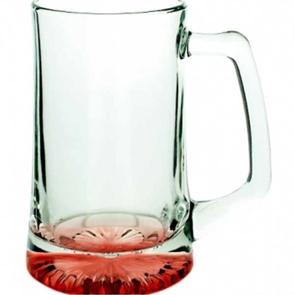 25 oz. tall glass beer mug with star bottom.... from ASI 39552 BEL Promo