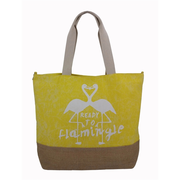 Earth Enthusiast "Ready to Flamingle" Beach Tote... from ASI 34046 Allcasion Travelware Co