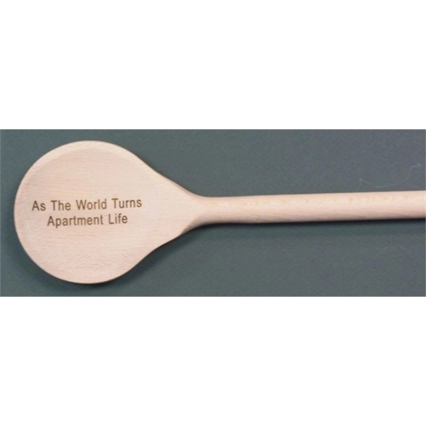 The 2 1/2" x 12" bamboo wooden spoon is great for... from ASI 92531 Unique Custom Products / UCP