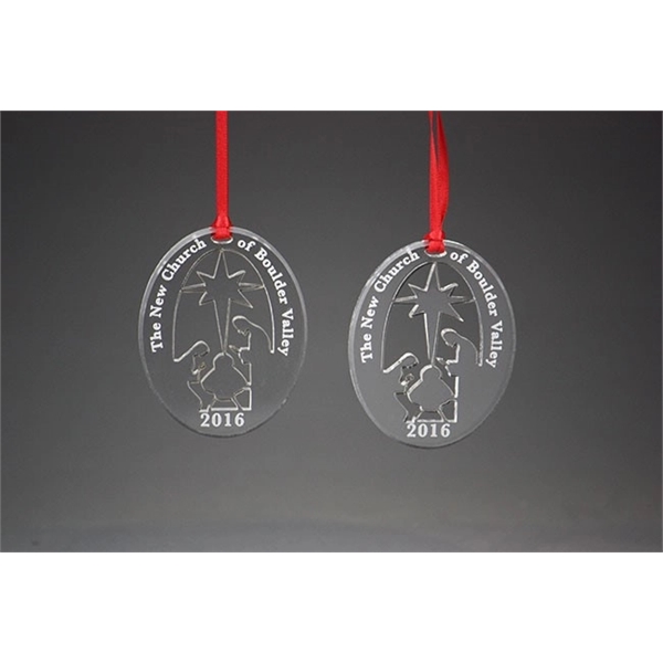 Cutout ornaments made of acrylic measure 3 1/2" with multiple species,... from ASI 92531 Unique Custom Products / UCP