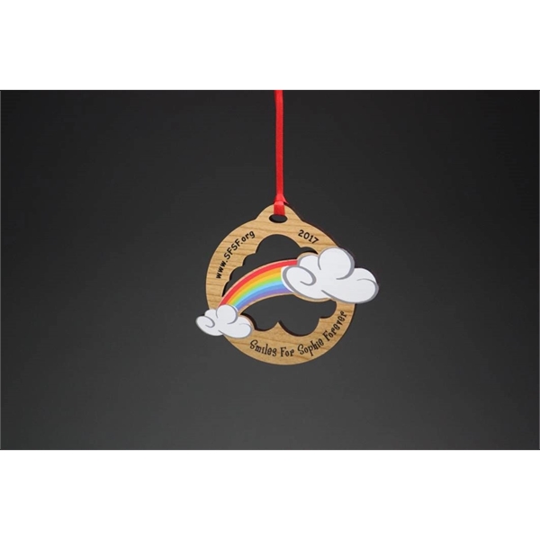 Cutout ornaments made of solid wood measure 2 3/4" with multiple... from ASI 92531 Unique Custom Products / UCP