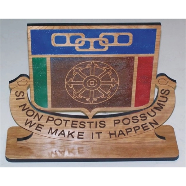 Wooden table sign measures 13" x 16" and can be used... from ASI 92531 Unique Custom Products / UCP