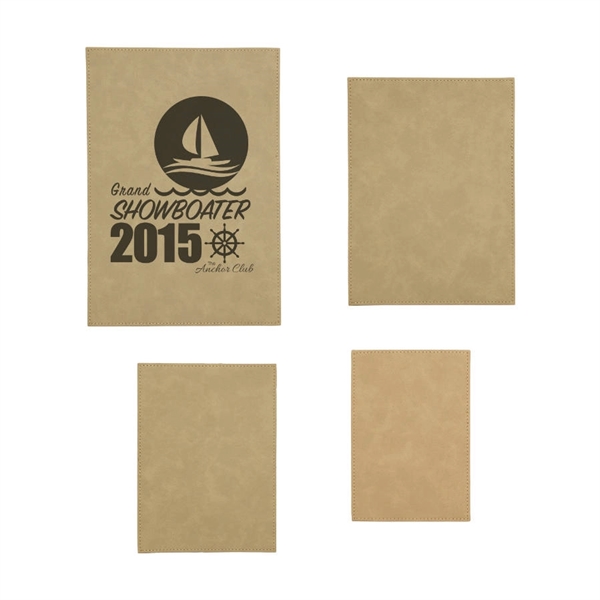 10.5" x 13" x 0.875" leatherette plaques, signs or menus with... from ASI 92531 Unique Custom Products / UCP