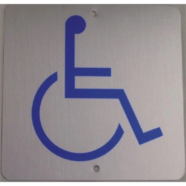 Color-printed sign measures 4" x 4" and is made of aluminum,... from ASI 92531 Unique Custom Products / UCP