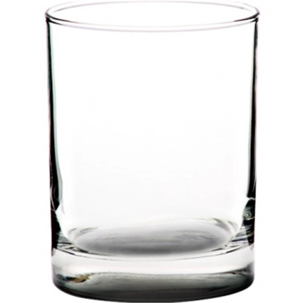 Clear 14 oz cylindrical whiskey glass with heavy base.... from ASI 39552 BEL Promo