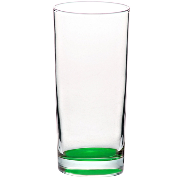 Clear 15 oz tall glass with smooth rim and thick base.... from ASI 39552 BEL Promo