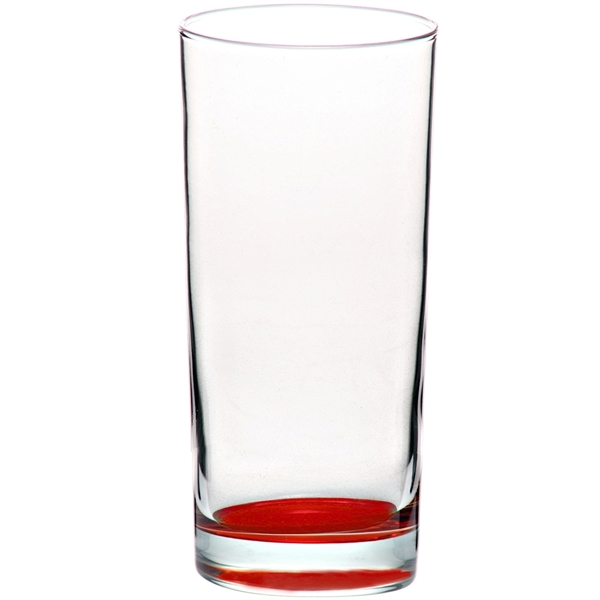 Clear 15 oz tall glass with smooth rim and thick base.... from ASI 39552 BEL Promo