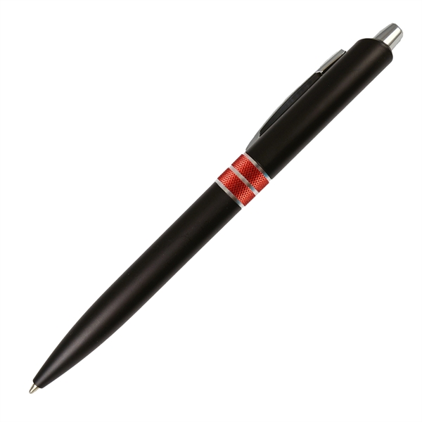Ballpoint pen with a matte barrel and a colored band.... from ASI 57956 Graphco line