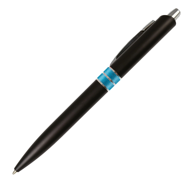 Ballpoint pen with a matte barrel and a colored band.... from ASI 57956 Graphco line