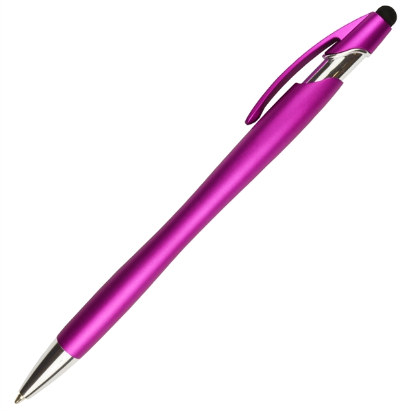 European design click action ballpoint pen with matte finish.... from ASI 57956 Graphco line