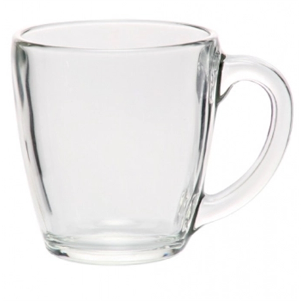 15.5 oz. glass tapered mug has a thick handle and base.... from ASI 39552 BEL Promo
