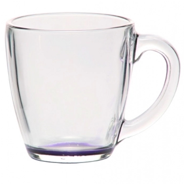 15.5 oz. glass tapered mug has a thick handle and base.... from ASI 39552 BEL Promo