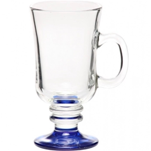 8.5 oz. clear glass Irish coffee mug with ribbed stem and... from ASI 39552 BEL Promo