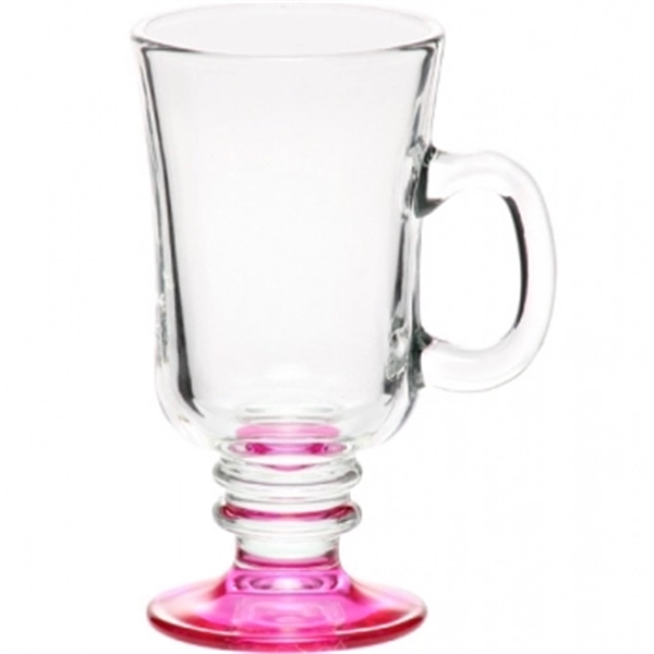 8.5 oz. clear glass Irish coffee mug with ribbed stem and... from ASI 39552 BEL Promo