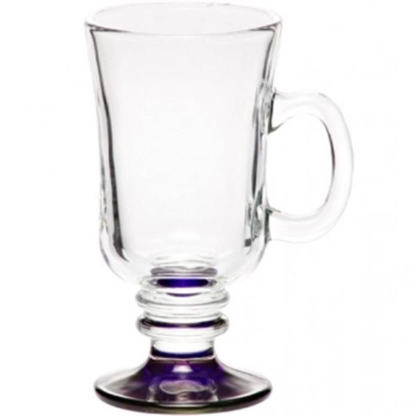 8.5 oz. clear glass Irish coffee mug with ribbed stem and... from ASI 39552 BEL Promo