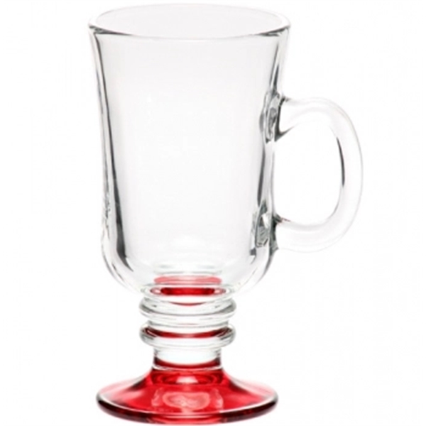 8.5 oz. clear glass Irish coffee mug with ribbed stem and... from ASI 39552 BEL Promo