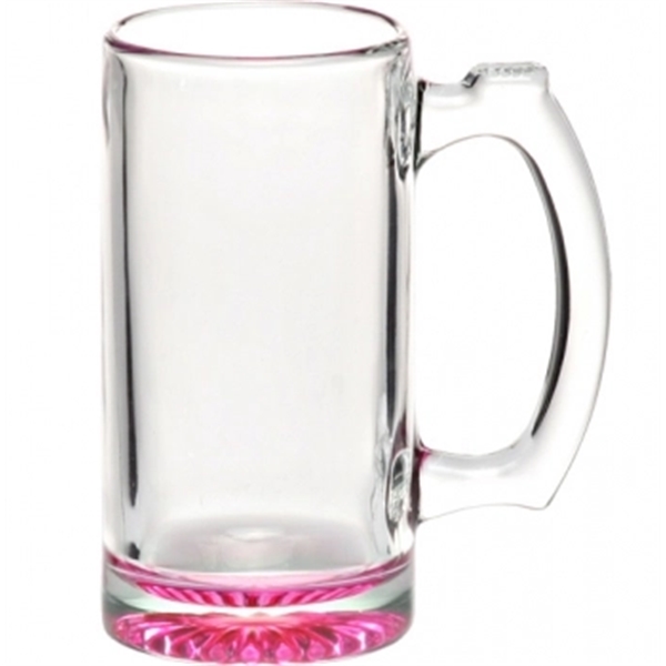 12.5 oz. clear glass beer mug with star bottom and thick... from ASI 39552 BEL Promo
