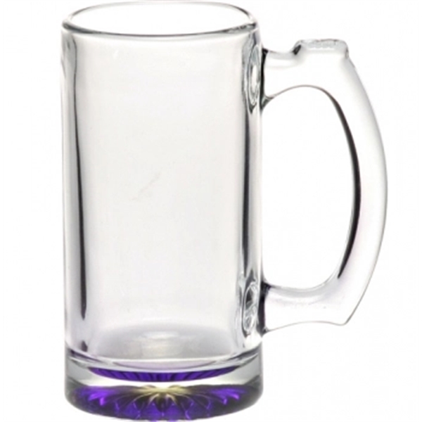 12.5 oz. clear glass beer mug with star bottom and thick... from ASI 39552 BEL Promo