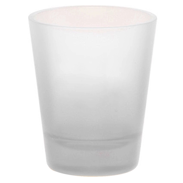 Clear frosted 2 oz shot glass.... from ASI 39552 BEL Promo