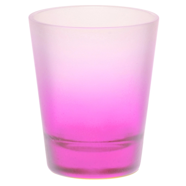 Clear frosted 2 oz shot glass.... from ASI 39552 BEL Promo