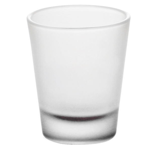 Printed frosted clear shot glass, 1.75 oz.... from ASI 39552 BEL Promo