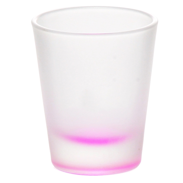 Printed frosted clear shot glass, 1.75 oz.... from ASI 39552 BEL Promo